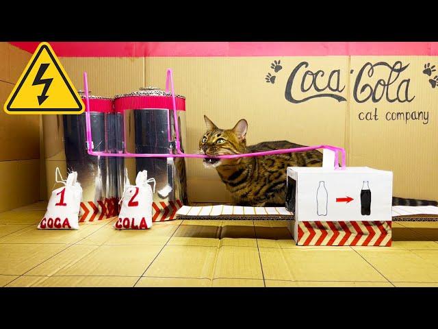 Лучшая работа для Кошки. Процесс производства газировки Coca Cola