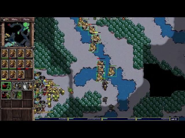 Warcraft 2 Remastered Forest Trail 2v3