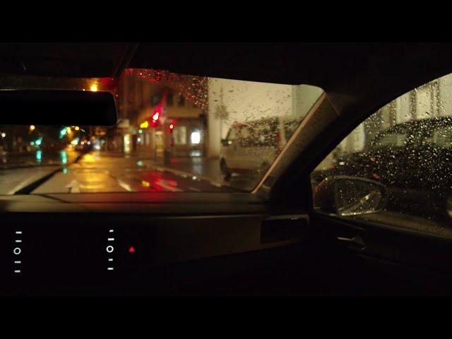 Driving in the Rain at night (3 Hours) Rain Sounds in a Driving Car for Sleep – ASMR Rain