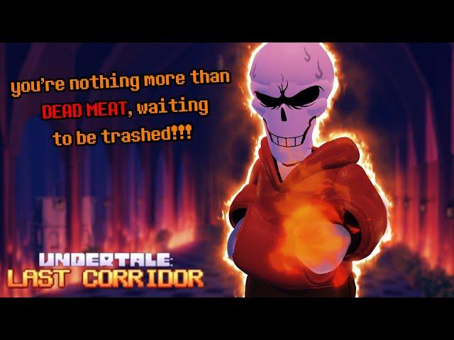 THIS CHARACTER VERY COOL AND STRONG!!! Undertale: Last Corridor Underswap Papyrus Gameplay