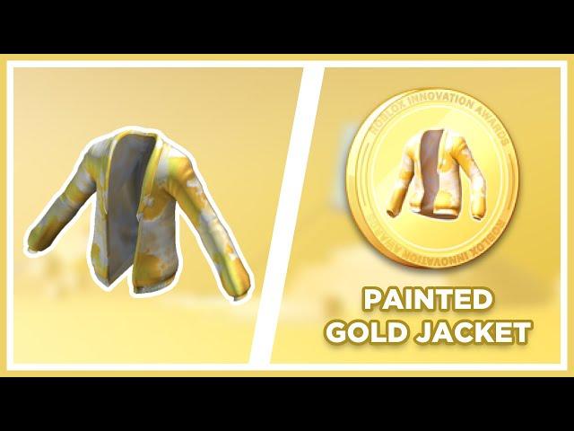 How to Get the Painted Gold Jacket! | Roblox Innovation Awards - Roblox Tutorial