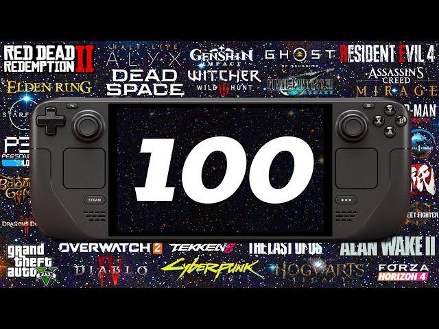 Steam Deck 100 GAMES TESTED!