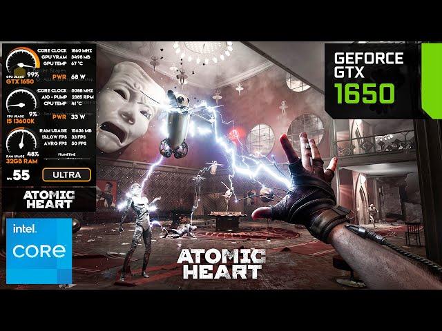 GTX 1650 - Atomic Heart - Native 1080p All Settings Tested