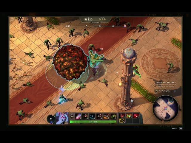 Dota 2.The Throne of Thorns.ECHELON4.SHEN.Дота 2 Шпили Скайроса 4 акт. Убиваем королеву. 4 комната.