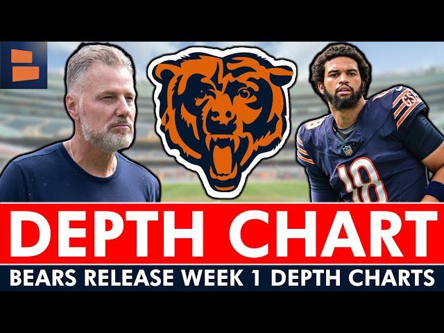 Chicago Bears RELEASE Depth Chart For Week 1 vs. Titans - Reaction & Top Takeaways