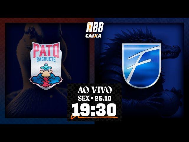 Pato Basquete X Unifacisa | NBB CAIXA 2024/25 | 25/10/2024 | Ao vivo - 19h30