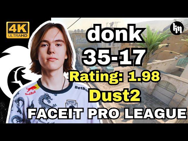 donk (35-17) Play FPL w/kyousuke (Dust2) | FACEIT Ranked | Oct 18, 2024 #cs2 #pov