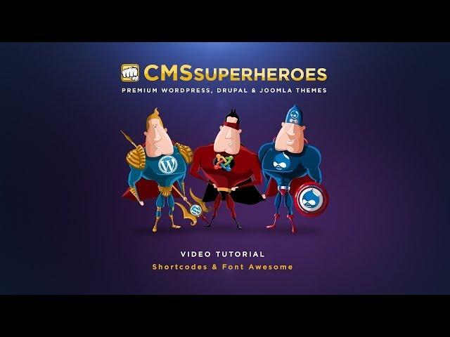 Wordpress Tutorial, Shortcodes & Font Awesome
