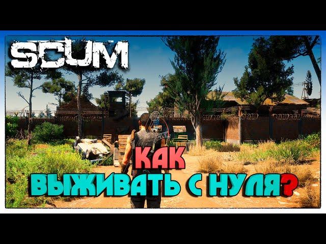 SCUM КАК ВЫЖИВАТЬ С НУЛЯ