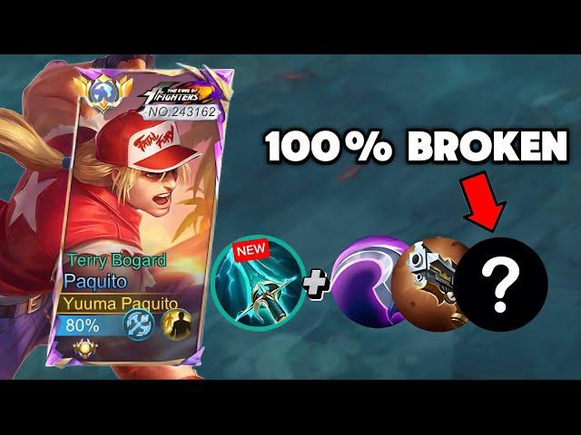 PAQUITO USER SHOULD TRY THIS NEW ONE SHOT BUILD 100% BROKEN!!- Mobile Legends