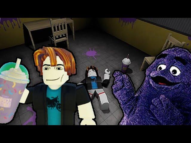 creepy roblox grimace shake