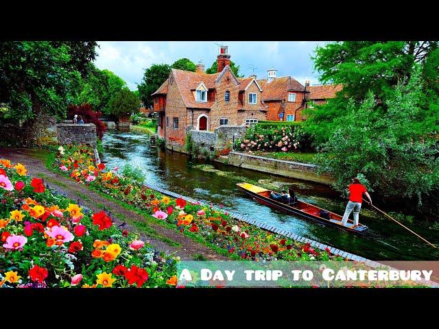Day trip to Canterbury | [4K] Walking Tour, Canterbury, England 2025