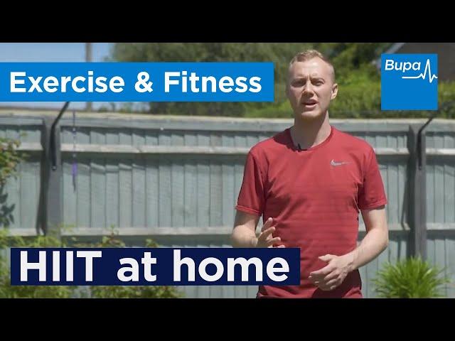 HIIT at home: try our ten minute, follow-along workout | Bupa Health