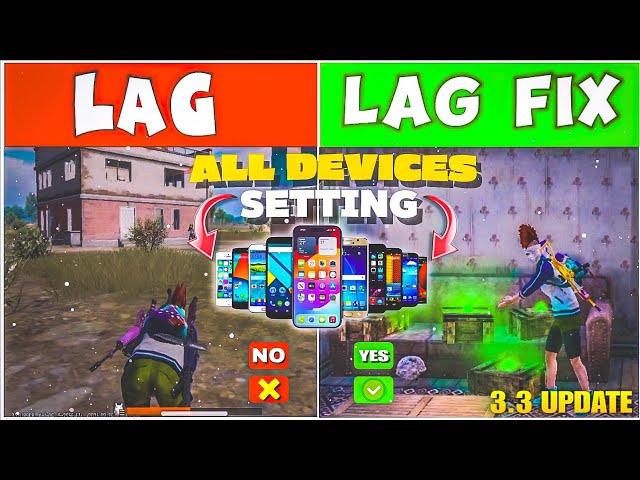  NEW UPDATE BGMI/PUBG LAG FIX IN ANY DEVICE | HOW TO FIX LAG IN BGMI | LAG FIX IN BGMI PUBG 3.3 