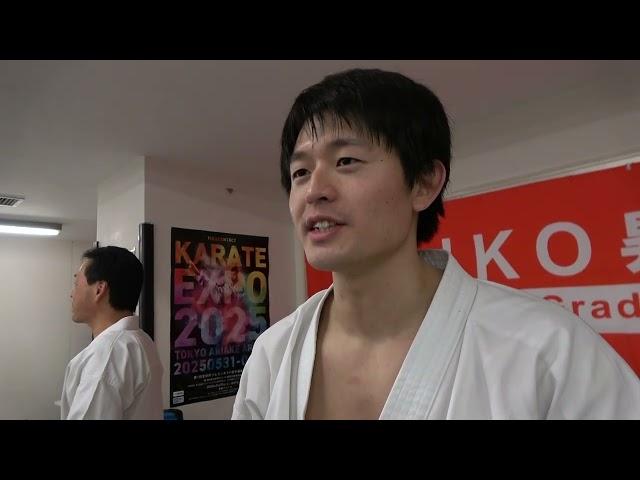 【新極真会　空手】2025年JKO昇段審査会　加藤大喜　昇段インタビュー　SHINKYOKUSHINKAI KARATE