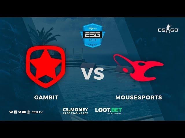 Mousesports vs Gambit - ESL One Cologne 2018