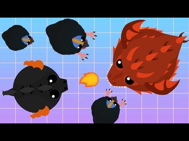 МАЛЕНЬКИЙ ЧЕРНЫЕ ДРАКОН ОБЪЕДИНИЛСЯ С КАЗУАРАМИ В МОПИО! MOPE IO