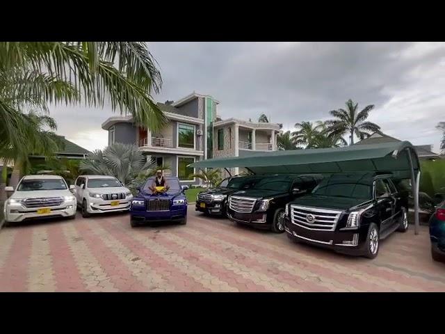 Tanzanian Artist Diamond Platnumz Acquires 2021 Rolls-Royce Cullinan, Flaunts His Car Collection