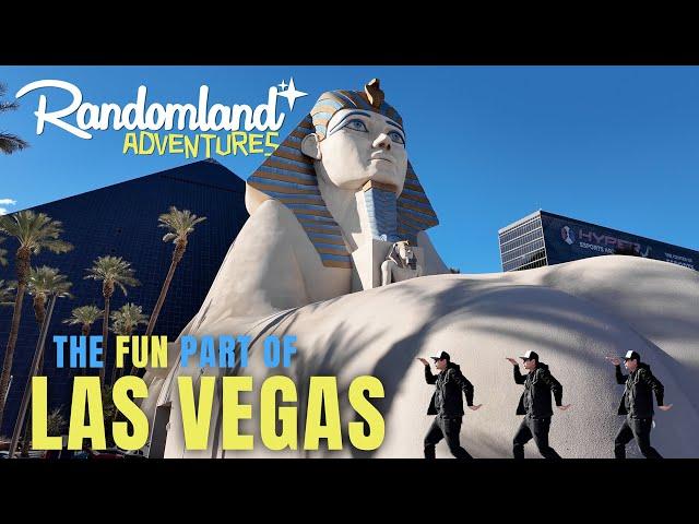 The Fun Part of Las Vegas!  Exploring Excalibur, Luxor, NYNY, & More!