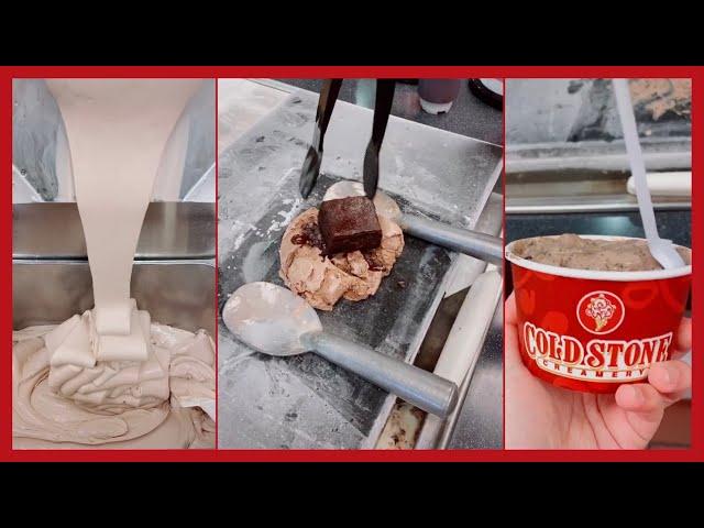 Making Cold Stone ice cream || Tiktok compilation