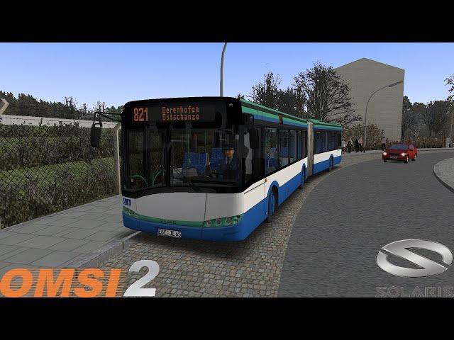 Omsi 2 - Ahlheim Laurenzbach Updated - Line 821 - Solaris Urbino 18 III