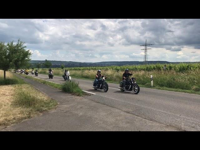 Magic Bike 2018 bei Hallgarten, Harley-Davidson Parade Samstag