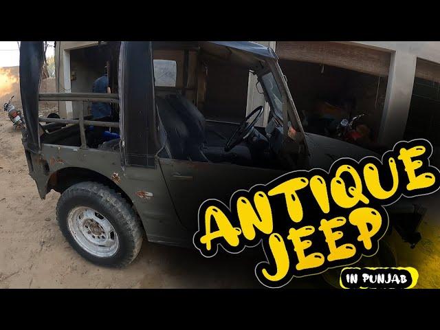 Antique Jeep !!! Punjab main Jeep Ka Apna hi Maza| Fahad Afridi Vlogs