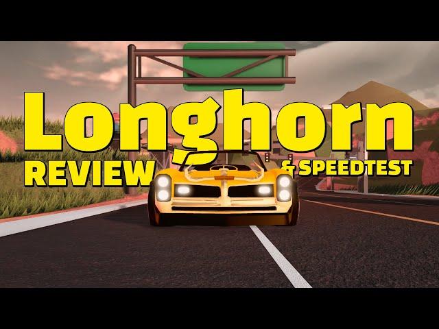 Season 18 Grand Prize Longhorn Review & Speed Test (Roblox Jailbreak)