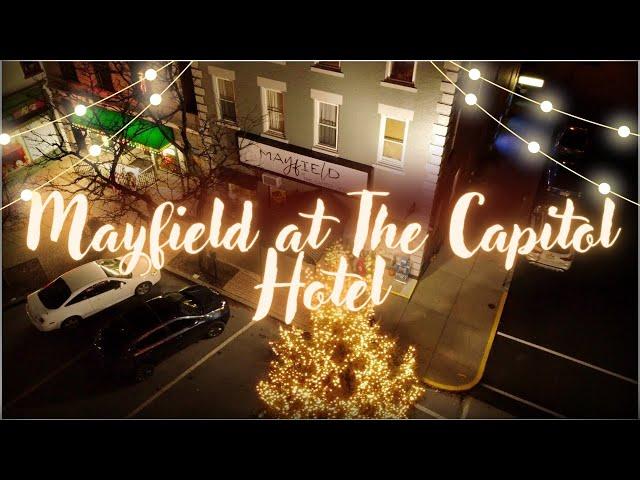 Mayfield at The Capitol Hotel. Hollidaysburg PA. Cozy Candlelit Dinner at Historic Location