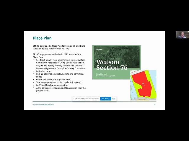 Suburban Land Agency on the indicative land release program