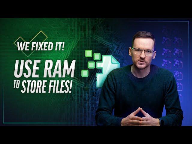 RAM storage using tmpfs