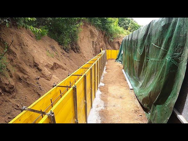 Mur en béton coffré sixième partie