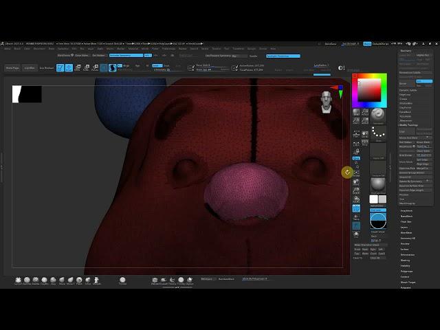 Zbrush: to fix a flagment mesh