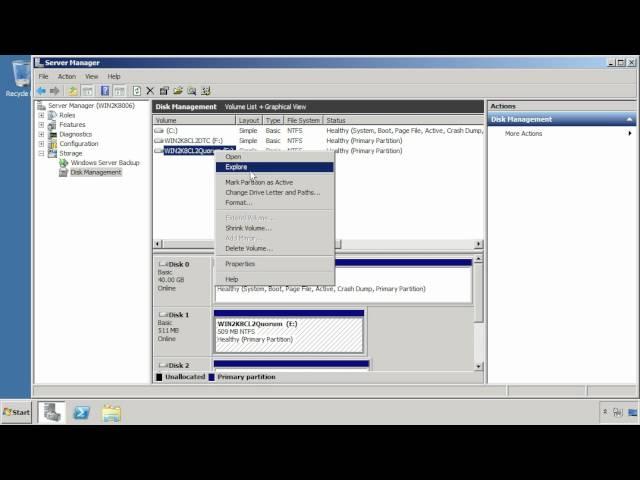 11  iSCSI Initiator Windows Server 2008 Node 2