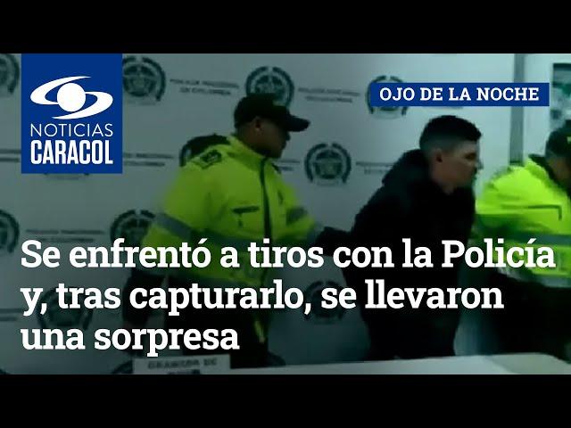 Se enfrentó a tiros con la Policía y, tras capturarlo, se llevaron una sorpresa