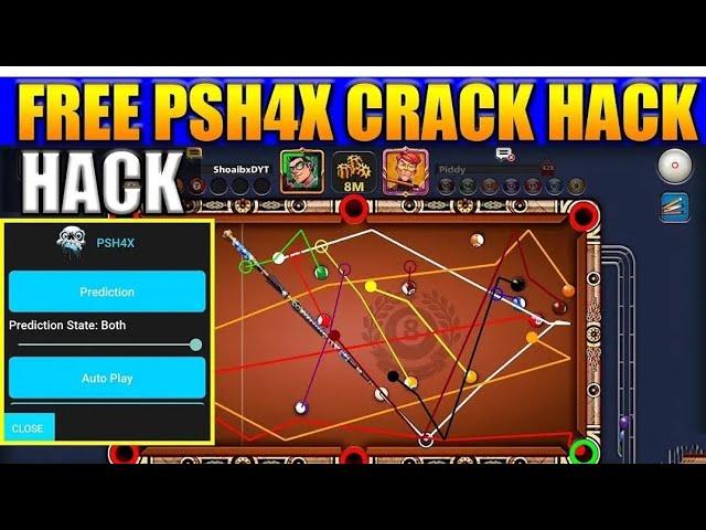 Free Psh4x Crack Hack Mod Menu 8 Ball Pool 56.0.3 2024, Premium Unlock