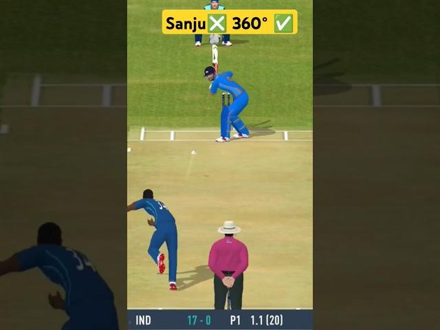 #Shorts#video Sanju360° #cricketshorts #realcricket24shorts