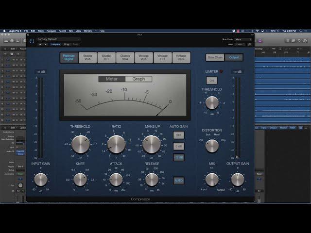 Logic Pro X Tutorial - Compression Settings