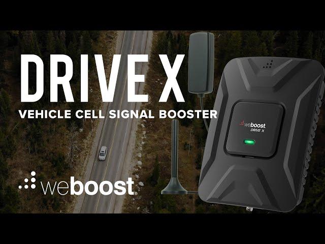 Drive X – Cost-effective multi-user vehicle cell signal booster | weBoost