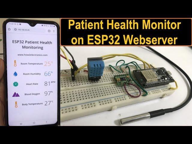 IoT Based Patient Health Monitoring System using ESP32 Web Server