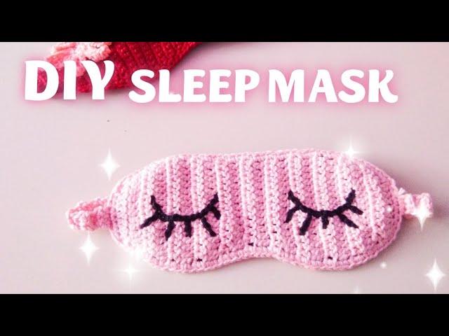 DIY Sleep Mask | Crochet Sleep Mask | Crochet Tutorial | Intermediate Level | CJ Crochet