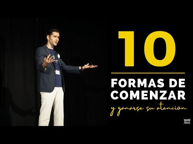  Cómo iniciar una presentación en público: 10 ideas  + ejemplos