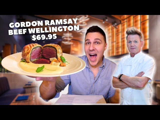 I Tried Gordon Ramsay's Beef Wellington at his Newest Restaurant in Las Vegas! Ramsay's Kitchen