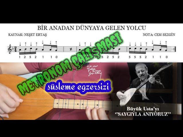 BİR ANADAN DÜNYAYA GELEN YOLCU #solfej bağlama dersi