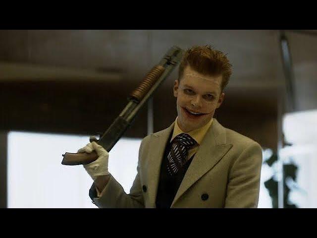 Jerome Looking For Jeremiah With A Shotgun In An Office Building (Gotham TV Series)