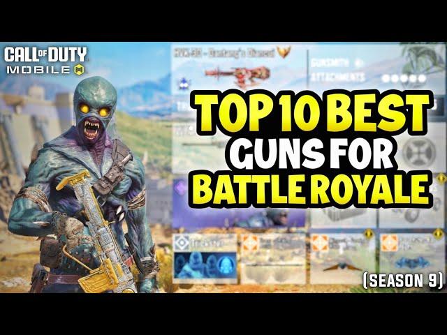 Top 10 Best Guns for Battle Royale in Cod Mobile Season 9 (2024)