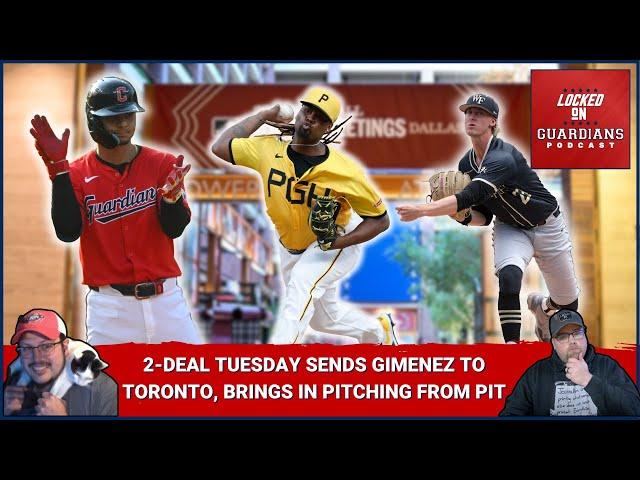 Cleveland Guardians Busy Day Sends Andres Gimenez To Toronto, Acquire Pitching from Pittsburgh