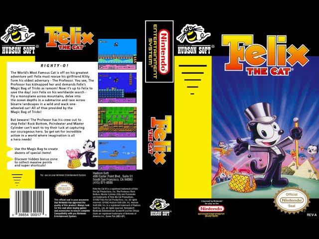 Felix the Cat [1992] (NES), walkthrough, longplay.