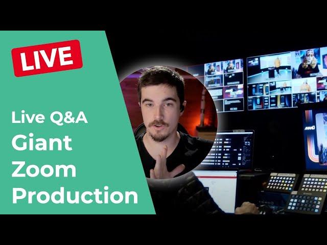  Live Q&A! Behind the scenes of a globally distributed live production