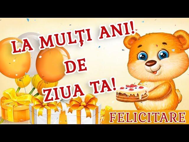 LA MULTI ANI DE ZIUA TA!   Felicitare cu ziua de nastere